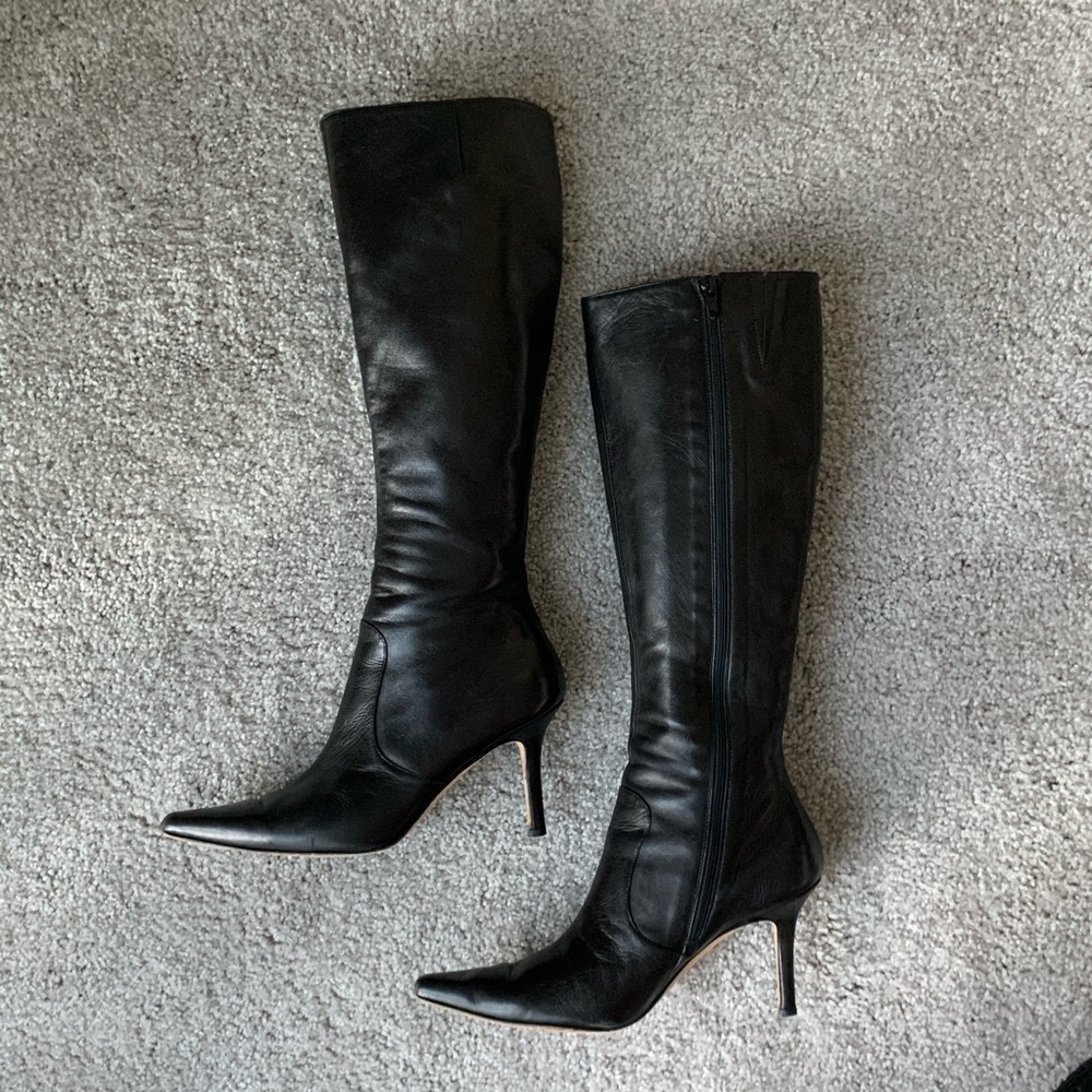 Isaac Mizrah Saxton Leather Boots